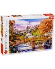 Puzzle Trefl din 1000 de piese - Autumn Bavaria -1