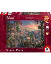 Puzzle Schmidt din 1000 de piese - Lady and the Tramp