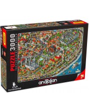 Puzzle Anatolian de 3000 piese - O privire spre Istanbul	