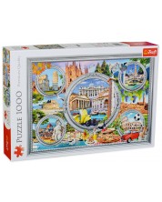 Puzzle Trefl din 1000 de piese - Italia