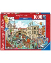 Puzzle Ravensburger din 1000 de piese - Orașe ale lumii: Veneția