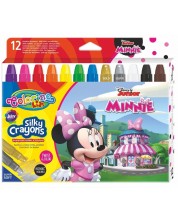 Pasteluri colorate Colorino Disney - Junior Minnie Silky,  12 culori -1