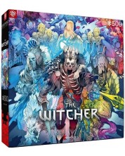 Puzzle Good Loot din 500 de piese - The Witcher: Monster Faction