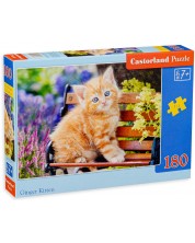 Puzzle Castorland de 180 piese - Ginger Kitten