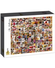 Puzzle Grafika din 1500 de piese - Colaj, torturi -1