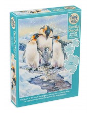 Puzzle Cobble Hill din 350 XXL de piese - Familie de pinguini -1