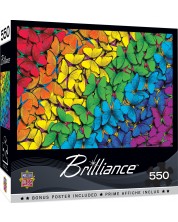 Puzzle Master Pieces din 550 de piese - Fluttering rainbow -1
