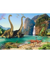 Puzzle Castorland din 60 de piese - Lumea dinozaurilor -1