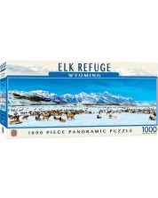 Puzzle  Master Pieces de 1000 piese - Elk Refuge