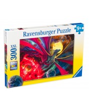 Puzzle Ravensburger din 300 XXL de piese - Star Dragon -1