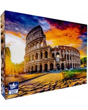Puzzle Black Sea din 500 de piese - Apus peste Colosseum
