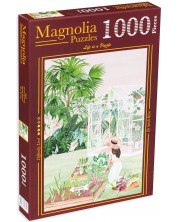 Puzzle Magnolia din 1000 de piese - Gradinarit -1