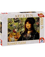 Puzzle Schmidt din 1000 de piese - Mona Lisa 2024