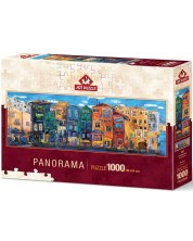 Puzzle panoramic Art Puzzle din 1000 de piese - Orasul colorat -1