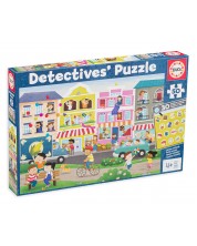 Puzzle-ghicitoare Educa din 50 de piese - Detectivii în oraș