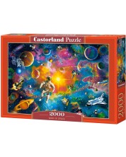 Puzzle Castorland din 2000 de piese - Omul în spațiu