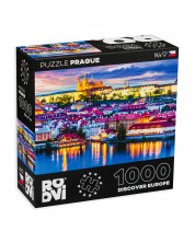 Puzzle Roovi de 1000 de piese – Praga, Republica Ceha