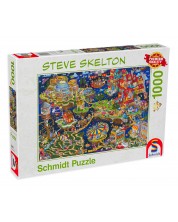 Puzzle Schmidt din 1000 de piese - Orașul de sus -1