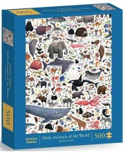 Puzzle Galison din 500 de piese - Animalute