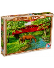 Puzzle Eurographics din 1000 de piese - Apa dulce sub pod, Persis Clayton Weyrs -1