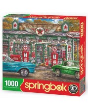 Puzzle Springbok din 1000 de piese - Fred's Service Station -1