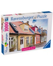 Puzzle Ravensburger din 1000 de piese - Arihus, Danemarca -1