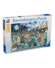 Puzzle Ravensburger din 5000 de piese - Strada fantastică