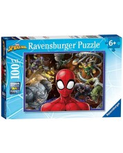 Puzzle Ravensburger din 100 XXL de piese - Spider-Man