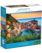 Puzzle Good Puzzle din 1000 de piese - Apus de soare în Cinque Terre -1
