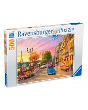 Puzzle Ravensburger de 500 piese - Seara in Paris