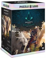 Puzzle Good Loot din 1000 de piese - Assassin's Creed Valhalla: Eivor & Polar Bear 