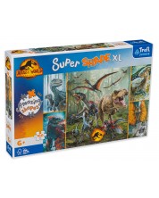 Puzzle Trefl din 160 XXL de piese - Dinozauri