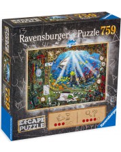Puzzle-ghicitoare Ravensburger din 759 de piese - Submarin -1