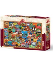 Puzzle Art Puzzle din 1500 de piese - Călător mondial