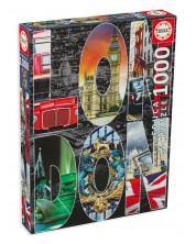 Puzzle Educa de 1000 piese - Colaj Londra