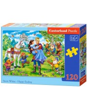 Puzzle Castorland de 120 piese - Alba ca Zapada si Printul