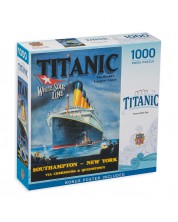 Puzzle Master Pieces din 1000 de piese - Călătoria Titanicului  -1