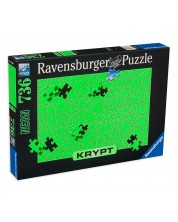 Puzzle Ravensburger din 736 de piese - Verde neon -1