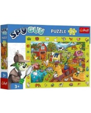 Puzzle Trefl din 24 de piese - Spy Guy: Ferma -1