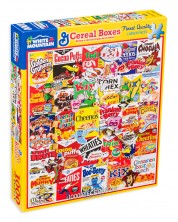 Puzzle White Mountain de 1000 piese - Cereal Boxes