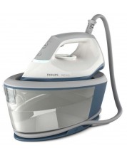 Stație de călcat cu abur Philips - PSG2000/20, 2400W, 110 g/min, albastru/alb - imagine 1