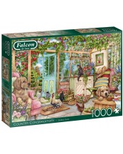 Puzzle Falcon din 1000 de piese - Country Conservatory -1