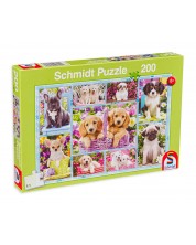 Puzzle Schmidt din 200 de piese - Puppies -1