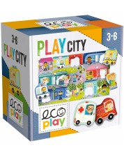 Puzzle pentru copii Headu Ecoplay - Orasul  -1