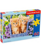 Puzzle Castorland din 60 de piese - Baby Kittens  -1