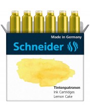 Penițe de stilou Schneider - Lemon, 6 bucăți -1