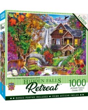 Puzzle Master Pieces din 1000 de piese - Hidden Falls Cottage -1