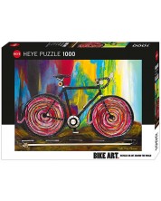 Puzzle Heye din 1000 de piese - Bike Art Momentum -1