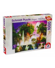 Puzzle Schmidt din 1000 de piese - Pădurea dragonilor