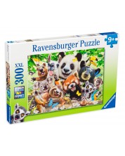 Puzzle Ravensburger din 300 XXL de piese - Wildlife Selfie -1
